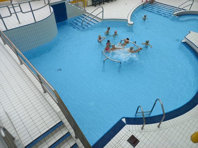Děti v aquaparku