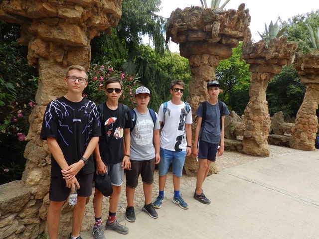 Přírodní skanzem parku Guell s našimi žáky