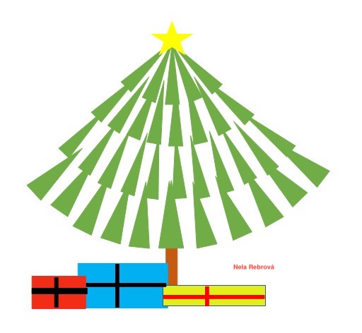 Vánoční stromek Nela Rebrová