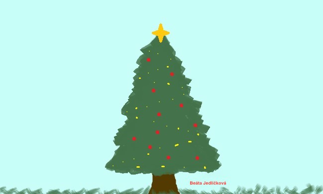 Vánoční stromeček Beáty Jedličkové
